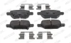 Комплект гальмівних колодок задн (з комплектуючими), CHEVROLET TRAX OPEL MOKKA / MOKKA X 1.4-1.8 06.12- FERODO FDB5215 (фото 1)