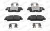 Комплект гальмівних колодок задн, HYUNDAI SANTA FÉ III KIA BORREGO, SORENTO II, SORENTO III, SORENTO II/SUV, STINGER 2.0-3.0D 11.07- FERODO FDB5238 (фото 1)