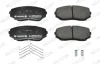 Комплект гальмівних колодок передн, MAZDA -7, -9 MITSUBISHI ECLIPSE CROSS, GRANDIS, L200 / TRITON, OUTLANDER III, PAJERO PININ I 1.5-3.7 10.99 Ferodo FDB5285 (фото 3)