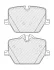 Комплект гальмівних колодок задн, BMW 2 (G42, G87), 3 (G20, G80, G28), 3 (G21), 3 (G21, G81), 4 (G22, G82), 4 (G23, G83), 4 GRAN COUPE (G26), I4 (G26), Z4 (G29) 1.6-Electric 11.18- FERODO FDB5339 (фото 2)