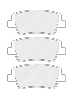 Гальмівні колодки задн, HYUNDAI ELANTRA VII, I20 III 1.6/2.0 03.20- Ferodo FDB5509