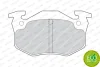 Комплект гальмівних колодок задн, CITROEN SAXO, XSARA, XSARA/HATCHBACK, XSARA/KOMBI, ZX PEUGEOT 106 II, 106 II/HATCHBACK, 205 I, 205 II, 205/HATCHBACK, 206, 306, 309 I 1.0-Electric 02.83- FERODO FDB558 (фото 2)