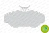 Гальмівні колодки передн, LAND ROVER DISCOVERY II, RANGE ROVER II 2.5D-4.6 07.94-06.04 Ferodo FDB980 (фото 2)