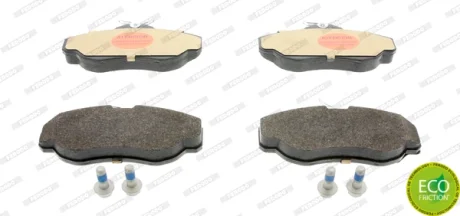 Гальмівні колодки передн, LAND ROVER DISCOVERY II, RANGE ROVER II 2.5D-4.6 07.94-06.04 Ferodo FDB980