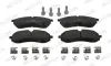 Комплект гальмівних колодок задн, MAN TGE VW CRAFTER 2.0D 11.16- FERODO FVR5460 (фото 1)