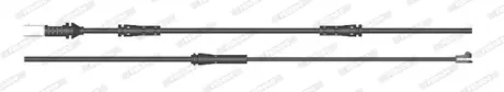 Датчик зносу гальмівних колодок передн BMW 1 (F20), 1 (F21), 2 (F22, F87), 2 (F23), 3 (F30, F80), 3 (F31), 4 (F32, F82), 4 (F33, F83), 4 GRAN COUPE (F36) VW TRANSPORTER T4 1.5-3.0H 09.90-06.21 FERODO FWI411