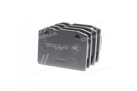 Колодка гальм. ВАЗ 2101-2107, ІЖ 27175 перед. (компл. 4шт.) Finwhale V211