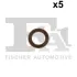 FISCHER CADILLAC Ущільнювальне кільце 13,10 x 20,00 x 3,50 green BLS 2.0 06-, OPEL, SAAB (мат. FPM) Fischer Automotive One (FA1) 076.330.005 (фото 1)