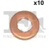 FISCHER Термошайба медная CU 7,70 x 15,50 x 2,50 Fischer Automotive One (FA1) 100.390.010 (фото 1)