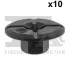 Гайка пластикова для кріплення деталей кузова (к-кт 10 шт) BMW/MB Fischer Automotive One (FA1) 10-10006.10 (фото 1)