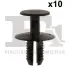 Кліпса кріплення облицювання (к-кт 10 шт) BMW/MB/Mitsubishi/Smart/Volvo 90- Fischer Automotive One (FA1) 10-20002.10 (фото 1)