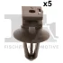 Кліпса кріплення (к-кт 5 шт) BMW 3 (E90/F30)/5 (E60/E63) 01- FA1 10-40025.5 (фото 1)