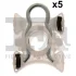 Ползунок склопідіймача (к-кт 5шт) BMW 3 (E36)/5(E34)/7(E32) 85-98 Fischer Automotive One (FA1) 10-40088.5 (фото 1)