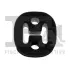 FISCHER VW кріплення глушника (мат. EPDM) Golf 03-,Jetta 05-,Passat 05-,Touran 03-AUDI A4 00-SEATSKODA Octavia 04- Fischer Automotive One (FA1) 113-746 (фото 1)