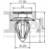 Кліпса кріплення обшивки дверей (к-кт 10 шт) VW T5/T6 03 Fischer Automotive One (FA1) 11-40003.10 (фото 2)