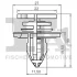 Кліпса кріплення обшивки (к-кт 5шт) Audi A3/A4/Seat Exeo 01-13 Fischer Automotive One (FA1) 11-40024.5 (фото 2)