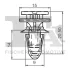 Кліпса кріплення обшивки дверей (к-кт 5шт) VW Polo 1.0 17- FA1 11-40030.5 (фото 2)