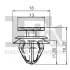Кліпса кріплення обшивки (к-кт 10шт) Audi/Citroen/Peugeot/Renault/Skoda/VW/Volvo Fischer Automotive One (FA1) 11-40045.10 (фото 2)