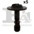 Болт захисту кришки двигуна (к-кт 5шт) Audi A4/A5/A6/A7/A8/Q5 07- Fischer Automotive One (FA1) 11-40095.5 (фото 1)
