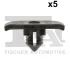 Кліпса (пістон) кріплення обшивки капоту (к-кт 5 шт) VW Caddy III 10-15 FA1 11-40098.5 (фото 1)