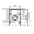 Кліпса кріплення захисту двигуна (к-кт 5шт) VW Passat 06-15 Fischer Automotive One (FA1) 11-40119.5 (фото 2)