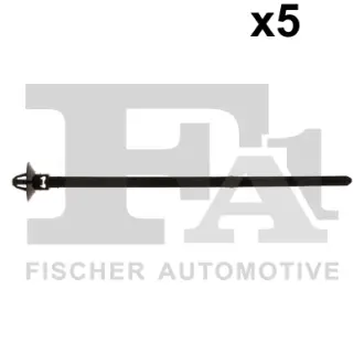 Стяжка пластикова (к-кт 5шт) Audi/Seat/Skoda/VW (чорна) Fischer Automotive One (FA1) 11-50001.5