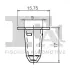 Кріплення молдингу (к-кт 5шт) Skoda Rapid 12- (мама) Fischer Automotive One (FA1) 11-60035.5 (фото 2)