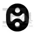 FISCHER OPEL кріплення глушника Astra H 04- (мат. EPDM) Fischer Automotive One (FA1) 123-735 (фото 1)