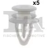 Кліпса кріплення обшивки дверей (к-кт 5шт) Opel Astra H 04-10 Fischer Automotive One (FA1) 12-40021.5 (фото 1)
