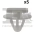 Кліпса кріплення обшивки (к-кт 5 шт) Opel Corsa 00-09 Fischer Automotive One (FA1) 12-40022.5 (фото 1)