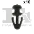 Кліпса кріплення уплотнителя дверей (к-кт 10шт) Ford Mondeo 07- Fischer Automotive One (FA1) 13-40010.10 (фото 1)