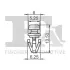 Кліпса кріплення уплотнителя дверей (к-кт 10шт) Ford Mondeo 07- Fischer Automotive One (FA1) 13-40010.10 (фото 2)