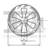 Кліпса кріплення (к-кт 5 шт) Ford Focus 98-04 Fischer Automotive One (FA1) 13-40025.5 (фото 2)