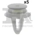 Кліпса кріплення облицювання (к-кт 5шт) MB A-class (W168) 97-05 Fischer Automotive One (FA1) 14-40011.5 (фото 1)