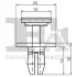 Заклепка розпірна (к-кт 10 шт) Citroen Jumpy/Peugeot Expert 16- Fischer Automotive One (FA1) 21-20002.10 (фото 2)
