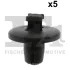 Кліпса кріплення обшивки дверей (к-кт 5 шт) Citroen C1/C3/C4/C5/C6/C8/Peugeot 307/308/406/807 95- Fischer Automotive One (FA1) 21-30003.5 (фото 1)