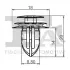 Кліпса кріплення обшивки (к-кт 5шт) Toyota Avensis/Camry/Corolla/Yaris 00- Fischer Automotive One (FA1) 21-40035.5 (фото 2)