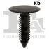 Кліпса (пістон) кріплення обшивки капоту (к-кт 5 шт) Chrysler Voyager 04-08 FA1 25-10003.5 (фото 1)