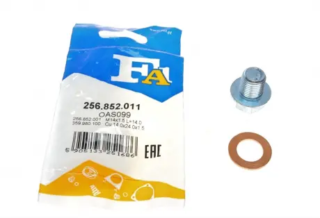 Пробка піддону автомобіля Fischer Automotive One (FA1) 256.852.011