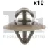 Кліпса кріплення обшивки (к-кт 10шт) Renault Master 97-10/Iveco Daily 06-14 Fischer Automotive One (FA1) 33-40014.10 (фото 1)