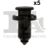 Кліпса кріплення обшивки (к-кт 5шт) Nissan Pathfinder/Qashqai/X-Trail 05- Fischer Automotive One (FA1) 72-30003.5 (фото 1)