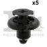 Кліпса кріплення (к-кт 5 шт) Subaru Legacy 09-/Impreza 00- FA1 72-30004.5 (фото 1)
