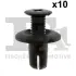Кліпса кріплення молдинга (к-кт 10шт) Hyundai Santa Fe 01-/Kia Sorento 02- Fischer Automotive One (FA1) 73-30003.10 (фото 1)