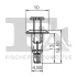 Кліпса кріплення (розпірна) Hyundai Santa Fe 01-06 FA1 73-30009.5 (фото 2)