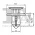 Кліпса кріплення (к-кт 10шт) Toyota/Citroen/Renault/Tesla/Nissan Fischer Automotive One (FA1) 75-30006.10 (фото 2)