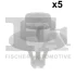 Кліпса кріплення (к-кт 5шт) Renault Kangoo 97-/Megane 02- FA1 75-40010.5 (фото 1)