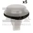 Кліпса кріплення (к-кт 5шт) Fiat Sedici 06-14/Suzuki SX4 07- Fischer Automotive One (FA1) 76-40009.5 (фото 1)