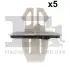 Кліпса кріплення підкрильника (к-кт 5шт) Toyota Rav 4 97-05 Fischer Automotive One (FA1) 77-40048.5 (фото 1)
