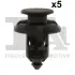 Кліпса кріплення (к-кт 5шт) Honda Fischer Automotive One (FA1) 79-30011.5 (фото 1)