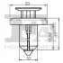 Кліпса кріплення (к-кт 5шт) Honda Fischer Automotive One (FA1) 79-30011.5 (фото 2)
